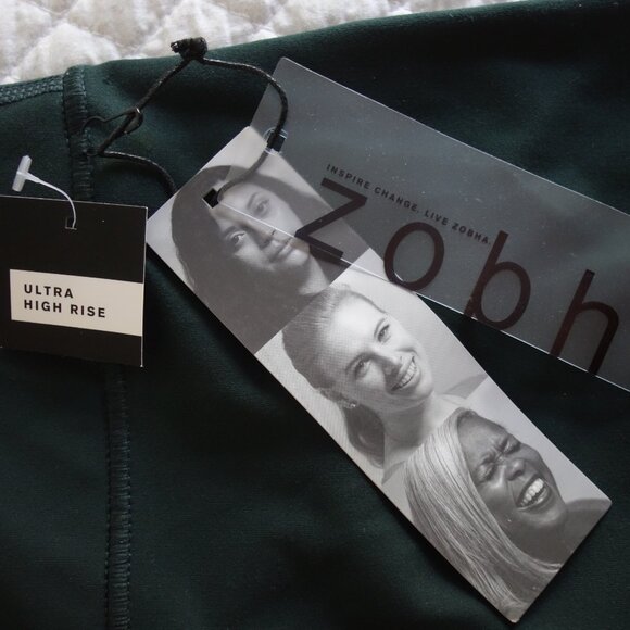 NWT ZOBHA Ultra High-Rise Forest Green Leggings – Small - Picture 1 of 5